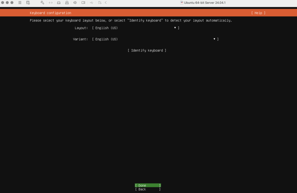 pilih keyboard pada saat instalasi ubuntu