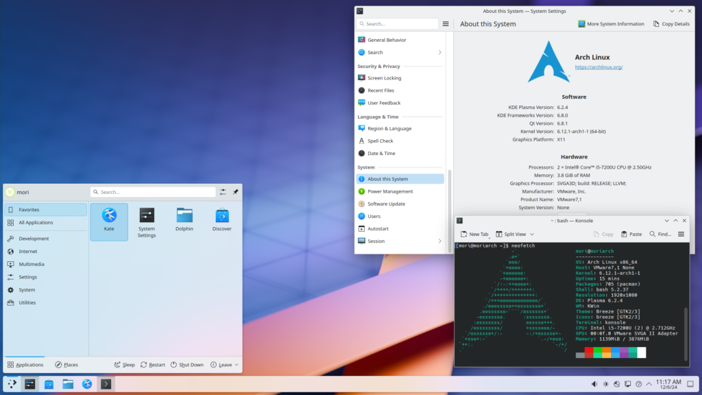 Distro Arch Linux